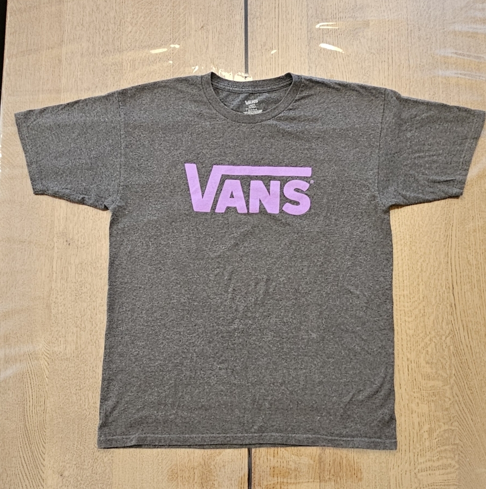 Vans Gray T-Shirt Large